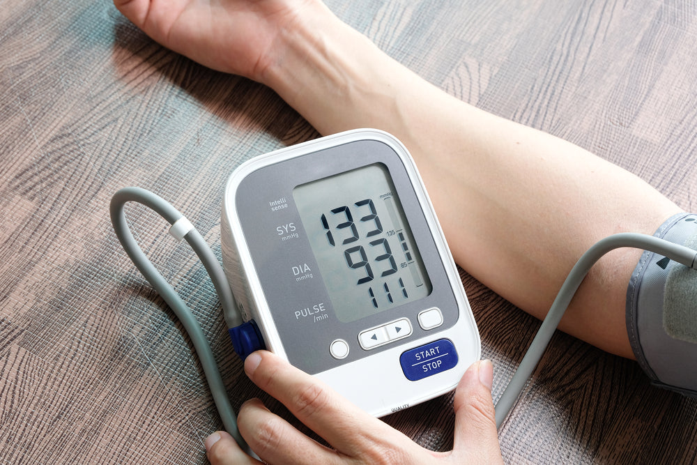 measuring blood pressure